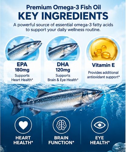 Omega-3 EPA 180mg + DHA 120mg