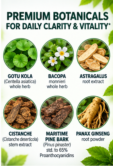 Gotu Kola & Bacopa Clarity Complex